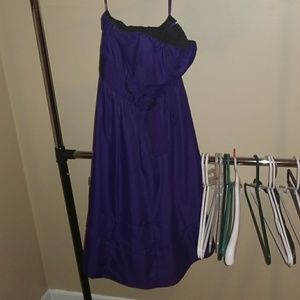 The Limited Beautiful purple strapless dress
